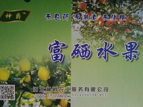 富硒梨外包裝正面